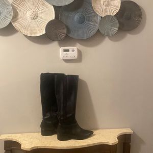 Black Knee High Boot